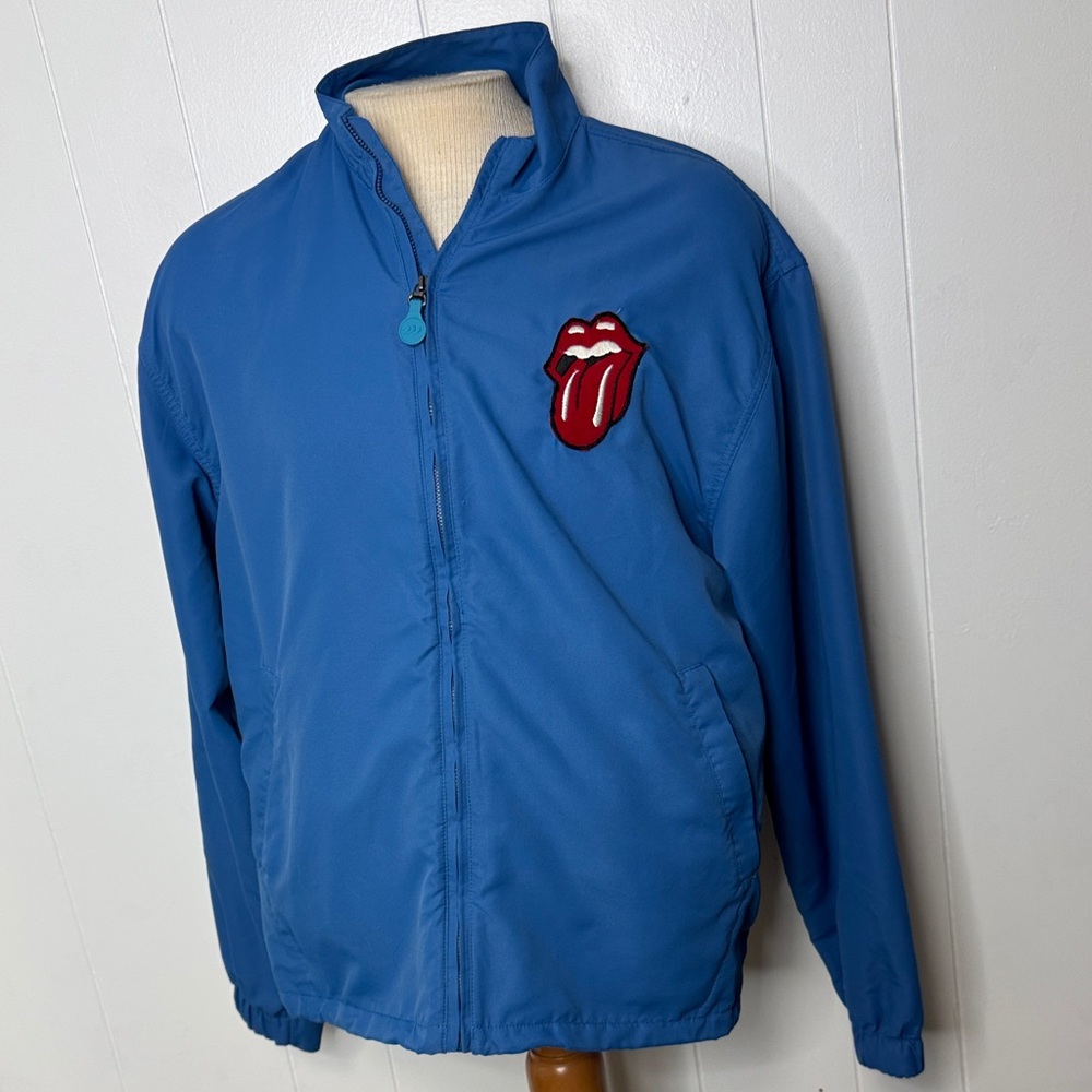 Monterey club men’s L jacket coat with Rolling Stones patch